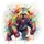 Snarling Grizzly Bear Dynamic Lunge Splashes - Wildlife Lover Gift Spare Tire Cover - 6