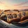 Smiling Cats Road Trip Vehicle Interior Sunset - Adventure Lover Gift for Cat Lover Spare Tire Cover - 6