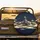 Mountains Crescent Moon Star Clusters Mist Night Sky Spare Tire Cover - 2