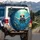 Swimming Baby Sea Turtle Ocean Habitat - Wildlife Lover Aquatic Decor Gift Spare Tire Cover - 3