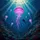 Bioluminescent Jellyfish Deep Ocean Diver - Ocean Lover Marine Life Gift Spare Tire Cover - 6