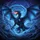 Blue Dragon Roaring Majestic Wings Dark Fantasy Realm - Fantasy Lover Gift Spare Tire Cover - 6