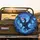 Blue Dragon Roaring Majestic Wings Dark Fantasy Realm - Fantasy Lover Gift Spare Tire Cover - 2