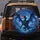 Blue Dragon Roaring Majestic Wings Dark Fantasy Realm - Fantasy Lover Gift Spare Tire Cover - 5
