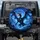Blue Dragon Roaring Majestic Wings Dark Fantasy Realm - Fantasy Lover Gift Spare Tire Cover - 1