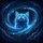 Cosmic Cat Silhouette Starry Nebula Night - Space Enthusiast for Cat Lovers Spare Tire Cover - 6