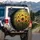 Full Bloom Yellow Orange Sunflowers Dark Green Brown Field - Outdoor Garden Lover Gift Spare Tire Cover - 3