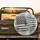 Monochrome Distressed American Flag Patriotic Camouflage Stars Spare Tire Cover - 2