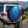 Blue Whale Family Ethereal Cosmic Ocean Underwater Stars - Wildlife Lover Gift Spare Tire Cover - 3