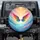 Rainbow Angel Wings Sparkling Cloudscape Spare Tire Cover - 1