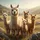 Alpacas Grassy Hills Natural Landscape - Farmhouse Decor Gift for Alpaca Lover Spare Tire Cover - 6