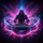 Cloaked Skeletal Figure Futuristic DJ Console Neon Sound Waves - Music Lover Gift Spare Tire Cover - 6