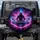 Cloaked Skeletal Figure Futuristic DJ Console Neon Sound Waves - Music Lover Gift Spare Tire Cover - 1