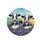 Surprised Holstein Cows Road Landscape Farmhouse Decor Gift for Cow Lover Spare Tire Cover - 4