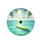 Sparkling Tropical Ocean Surfboard Palm Fronds - Beach Lover Travel Essentials Spare Tire Cover - 4
