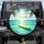 Sparkling Tropical Ocean Surfboard Palm Fronds - Beach Lover Travel Essentials Spare Tire Cover - 1