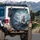 Majestic White Lion Rugged Rock Snowy Peak Mountains Grand Landscape - Outdoor Adventure Decor Spare Tire Cover - 3
