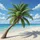 Lush Tropical Palm Tree Pristine Beach Ocean - Coastal Car Decor Gift Spare Tire Cover - 6