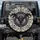 Gothic Bat Stained Glass Filigree Floral - Decor Gift for Gothic Lover Spare Tire Cover - 1