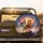 Majestic Fiery Lion Volcanic Rock Temple Cosmic Galaxy Nebula - Fantasy Adventure Gift Spare Tire Cover - 2