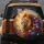 Lion Head Golden Mane Floral Butterflies - Wildlife Lover Gift Spare Tire Cover - 5