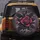 Fuchsia Black Rose Starbursts Gothic Decor Gift for Rose Lover Spare Tire Cover - 5