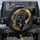 Snarling Black Tiger Golden Lightning Roar - Wildlife Lover Gift Spare Tire Cover - 1