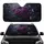 Regal Purple Roses Butterflies Shadowed Garden Scene Car Sunshade - 1