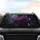 Regal Purple Roses Butterflies Shadowed Garden Scene Car Sunshade - 4