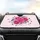 Vibrant Pink Roses Purple Flowers Leafy Vines - Floral Lover Car Decor Gift Car Sunshade - 4