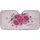 Vibrant Pink Roses Purple Flowers Leafy Vines - Floral Lover Car Decor Gift Car Sunshade - 3