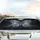 Majestic Silver Filigree Crystal Butterfly Deep Cosmic Night Sky - Space Lover Gift Car Sunshade - 5