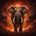 Majestic Elephant Incandescent Fire Volcanic Smoke - Wildlife Lover Adventure Gift Spare Tire Cover - 6