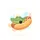 Green Alligator Hot Dog Bun Mustard Ketchup - Foodie Gift Spare Tire Cover - 4