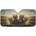 Four Happy Cats Driving Road Trip - Travel Essentials Gift for Cat Lovers Car Sunshade - 3