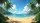 Tropical Beach Palm Tree Ocean View - Everyday Vehicle Decor Gift for Beach Lovers Car Sunshade - 7
