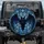 Black Bat Outstretched Wings Gothic Stained Glass - Decor Gift for Bat Lovers Spare Tire Cover - 1
