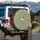 Antique Rose Forget-Me-Not Acanthus Tendril Floral Spare Tire Cover - 3