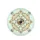 Botanical Floral Medallion Brown Cream Roses Rococo Scrollwork Decor Gift Spare Tire Cover - 4