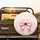Opulent Rococo Scrollwork Baroque Filigree Light Pink Satin Bow Spare Tire Cover - 2