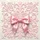 Opulent Rococo Scrollwork Baroque Filigree Light Pink Satin Bow Spare Tire Cover - 6