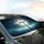 Radiant Cross Cosmic Night Sky - Spiritual Comfort Auto Decor Car Sunshade - 6