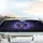 Faith Hope Love Iridescent Butterfly Nebula Floral - Inspirational Gift Car Sunshade - 5