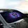Faith Hope Love Iridescent Butterfly Nebula Floral - Inspirational Gift Car Sunshade - 6