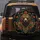 Brown Bear Filigree Lotus Flowers - Wildlife Lover Gift Spare Tire Cover - 5