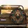 Brown Bear Filigree Lotus Flowers - Wildlife Lover Gift Spare Tire Cover - 2