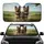 German Shepherd Family Puppy Rural Landscape - Dog Lover Travel Essentials Car Sunshade - 1