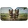 German Shepherd Family Puppy Rural Landscape - Dog Lover Travel Essentials Car Sunshade - 3