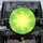 Luminous Green Yellow Gradient Abstract Shapes - Vehicle Accessory Gift Spare Tire Cover - 1