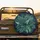 Banana Palm Monstera Tropical Leaves Gold Accents Spare Tire Cover - 2